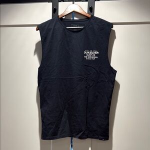 Quiksilver Black Sleeveless T-Shirt